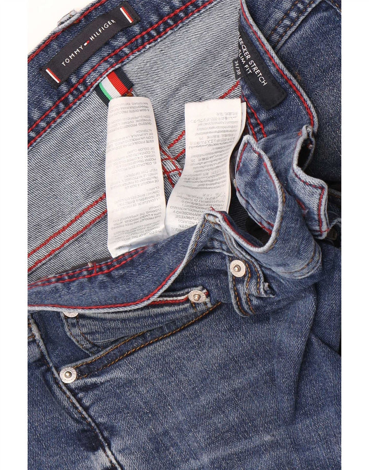 Tommy Hilfiger Mens Bleecker Stretch Slim Jeans W34 L30 Blue Cotton