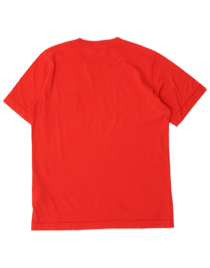 Stone Island Boys T-Shirt Top 9-10 Years Red Cotton