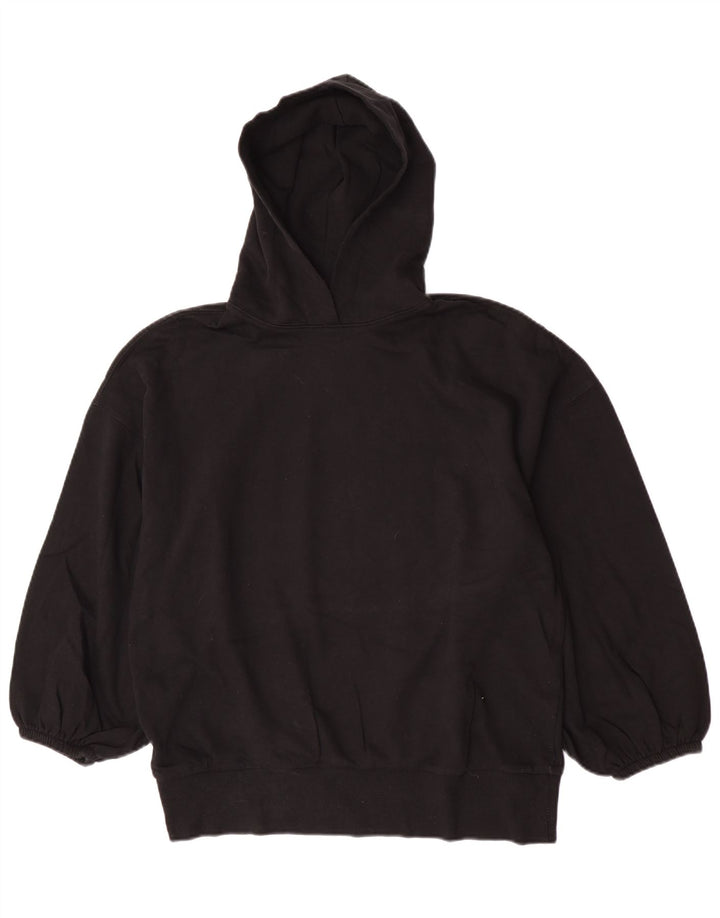 Zara Womens Oversized Hoodie Jumper UK 14 Medium Black