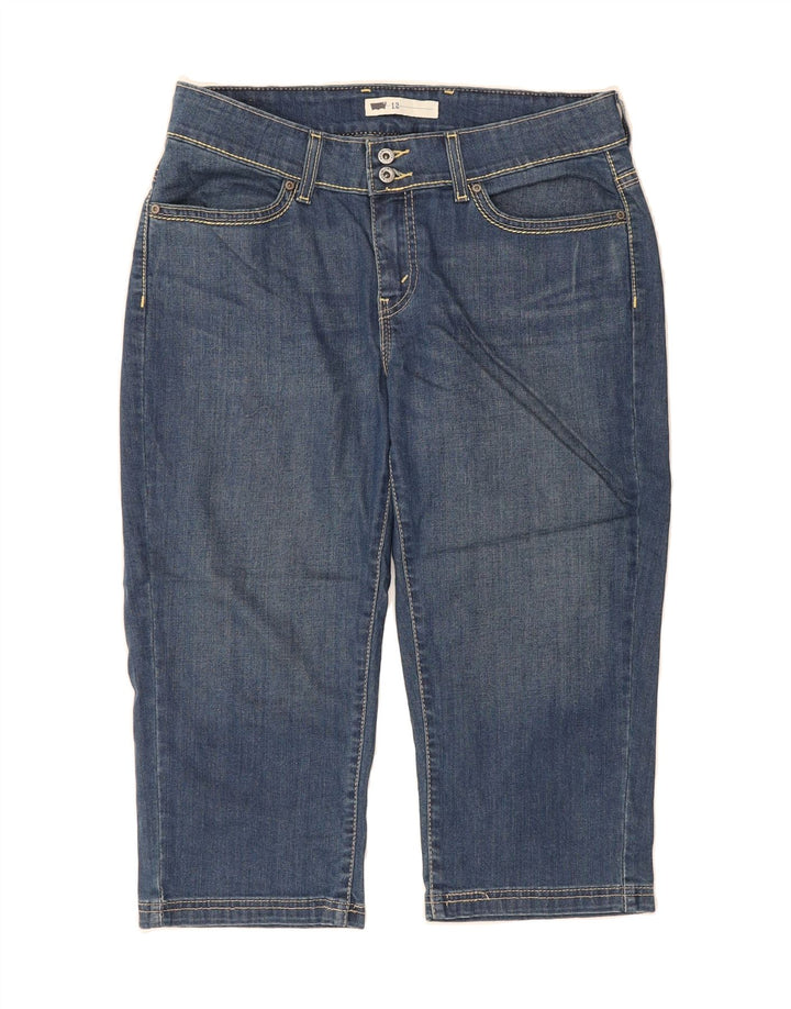 LEVI'S Womens Capri Jeans US 12 Large W31  Blue Cotton Vintage Levi's and Second-Hand Levi's from Messina Hembry 