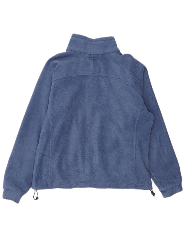 Columbia Womens Oversized Fleece Jacket UK 18 XL Blue Polyester