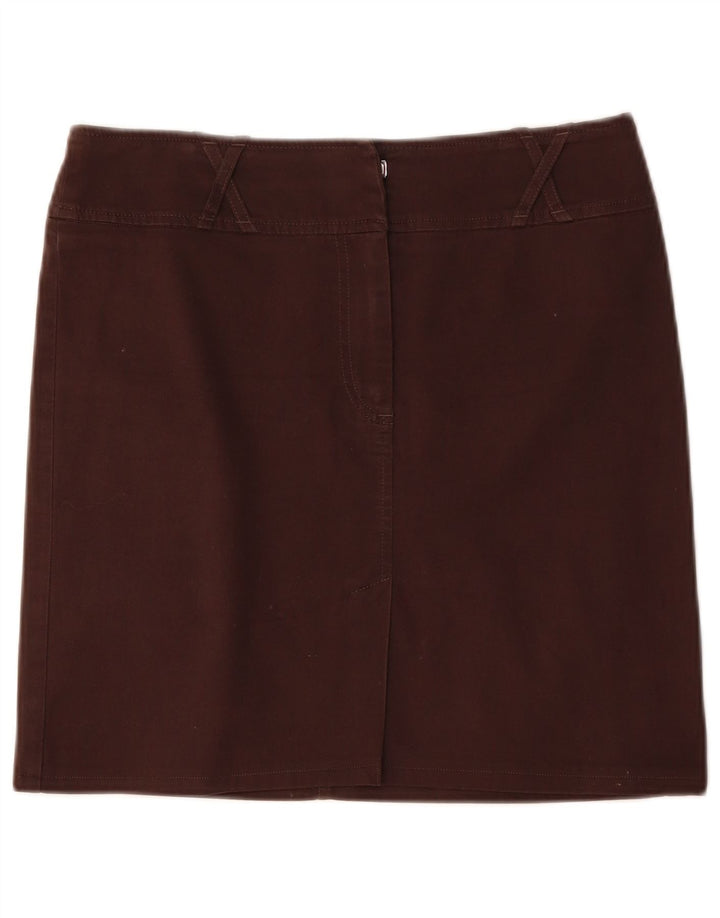 Vintage Womens Mini Skirt IT 42 Medium W32 Brown