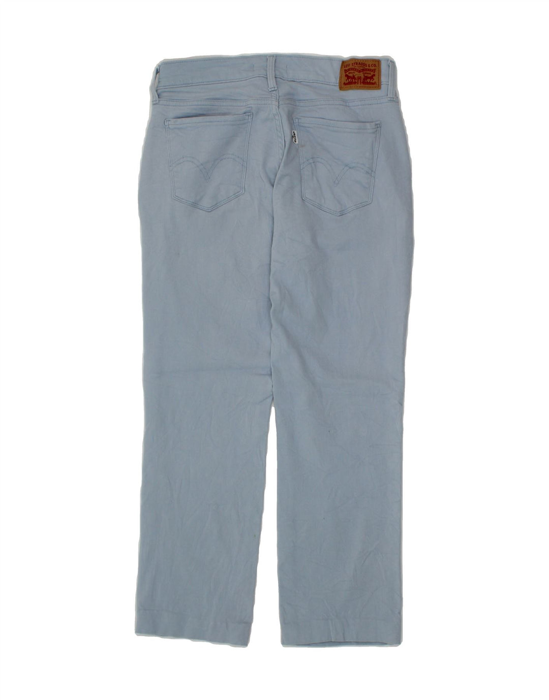 LEVI'S Womens 505 Straight Jeans W27 L26 Blue Cotton Vintage Levi's and Second-Hand Levi's from Messina Hembry 
