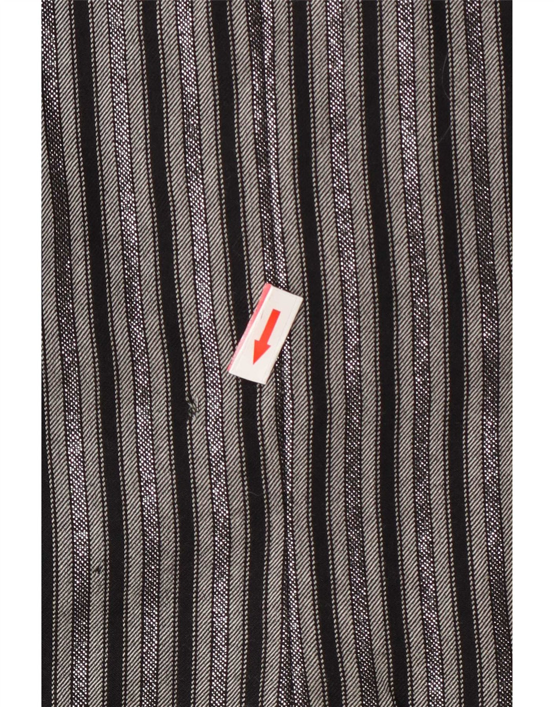 Vintage Womens 1 Button Blazer Jacket UK 14 Large Black Striped