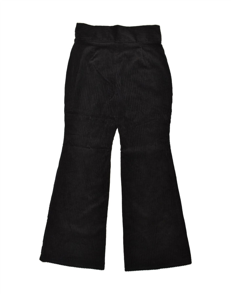 VINTAGE Womens High Waist Flare Corduroy Trousers W36 L36  Black | Vintage Vintage | Thrift | Second-Hand Vintage | Used Clothing | Messina Hembry 