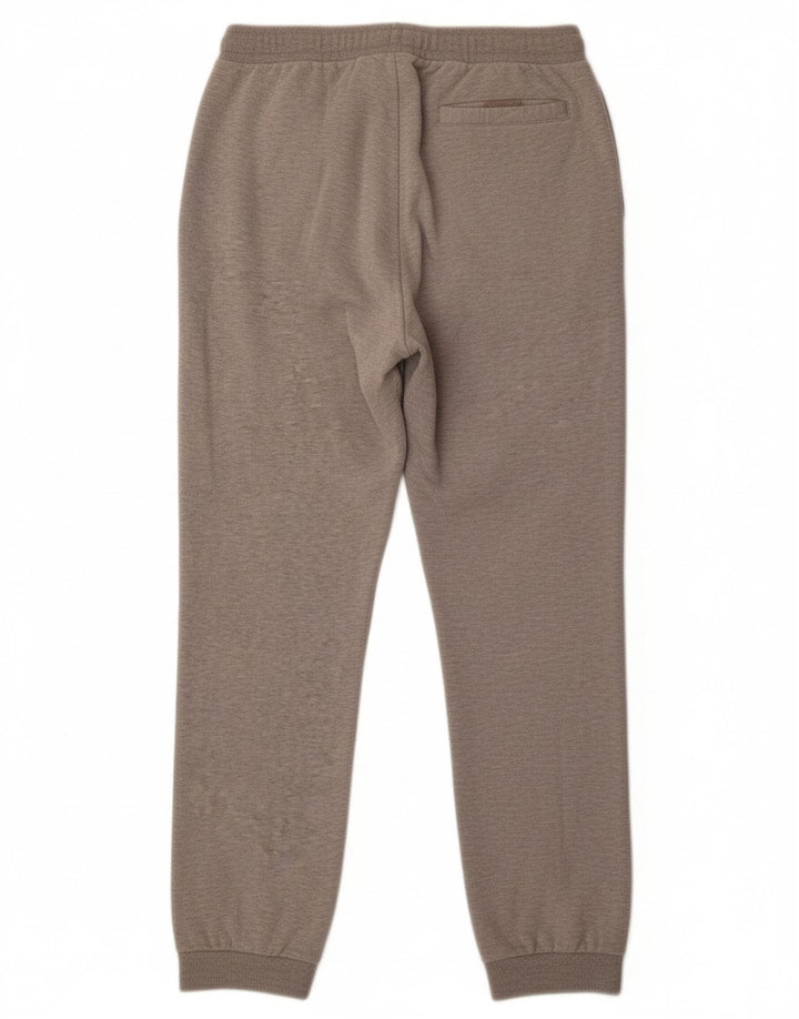 ELLESSE Womens Tracksuit Trousers Joggers UK 12 Medium  Grey Cotton