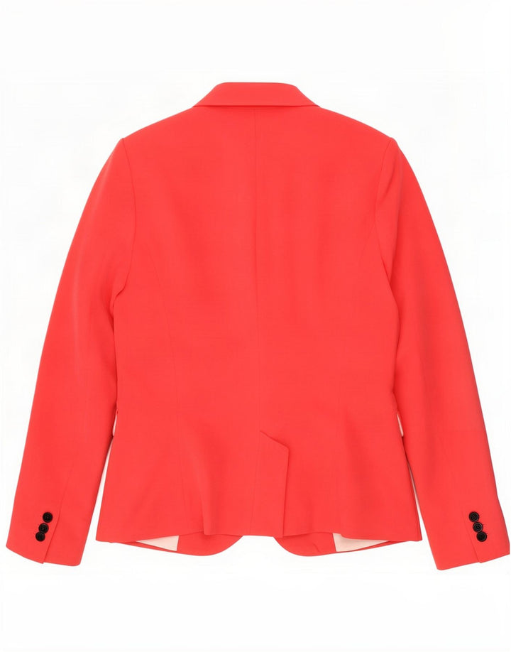 Zara Womens 1 Button Blazer Jacket EU 42 Large Pink
