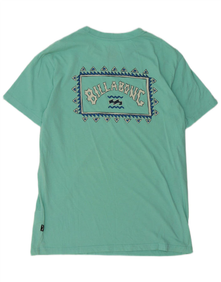 Billabong Mens Graphic T-Shirt Top Medium Green Polyester
