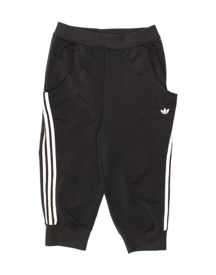 ADIDAS Womens Bermuda Sport Shorts EU 38 Medium Black Polyester Vintage Adidas and Second-Hand Adidas from Messina Hembry 