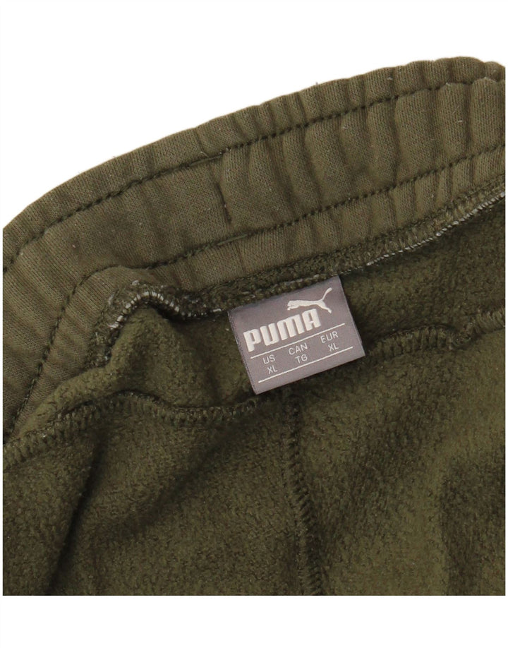 Puma Mens Tracksuit Trousers Joggers XL  Khaki