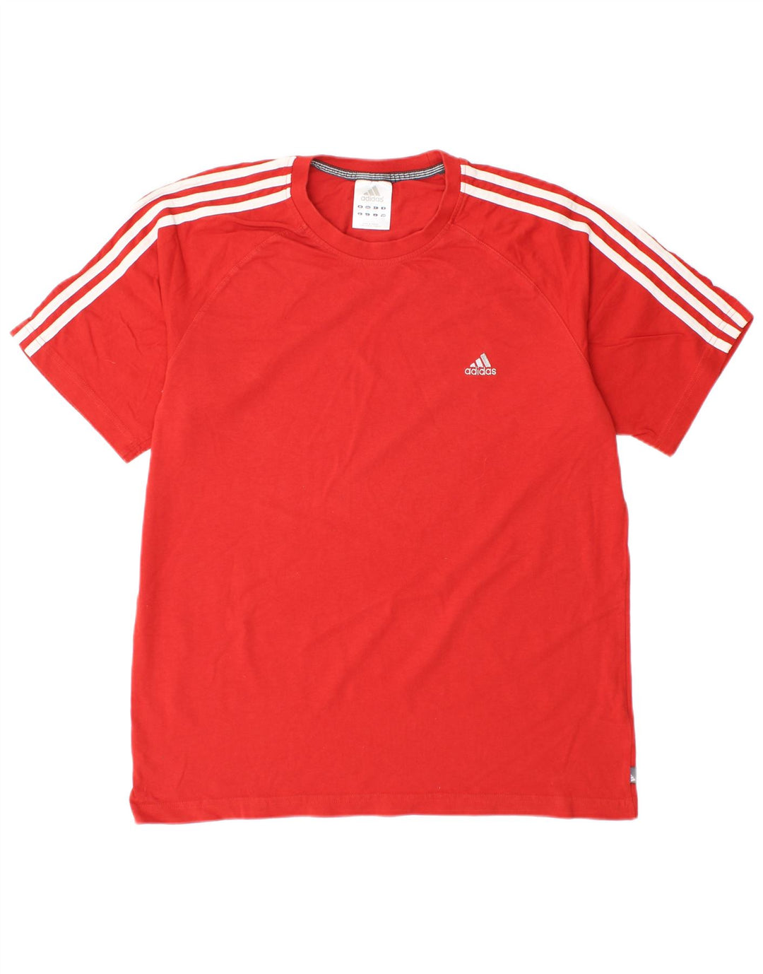 ADIDAS Mens T-Shirt Top Large Red Cotton