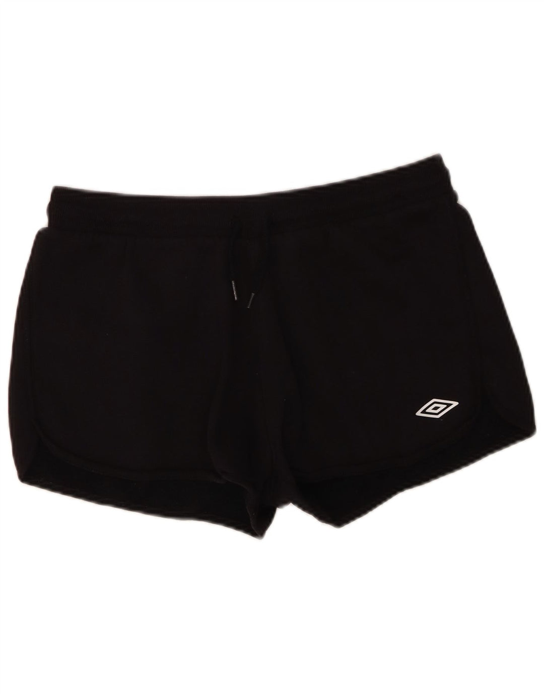 Umbro Womens Sport Shorts UK 14 Medium Black Cotton