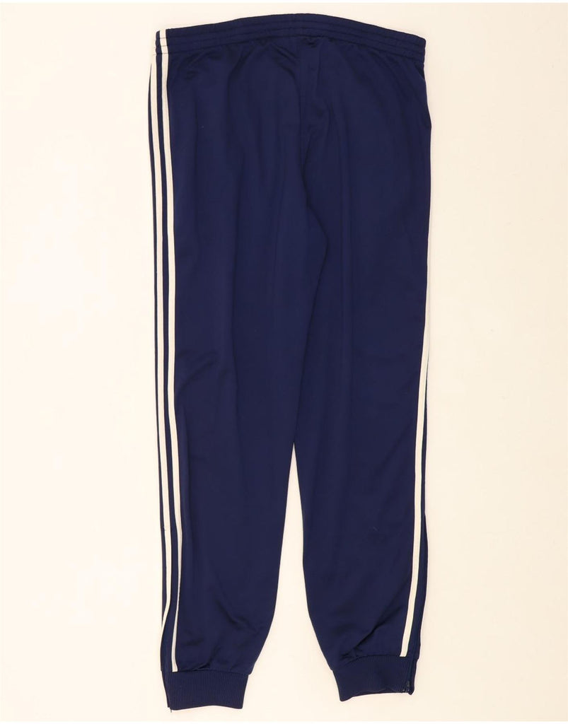 ADIDAS Mens Tracksuit Trousers Joggers UK 44/46 Large Navy Blue Polyester Vintage Adidas and Second-Hand Adidas from Messina Hembry 