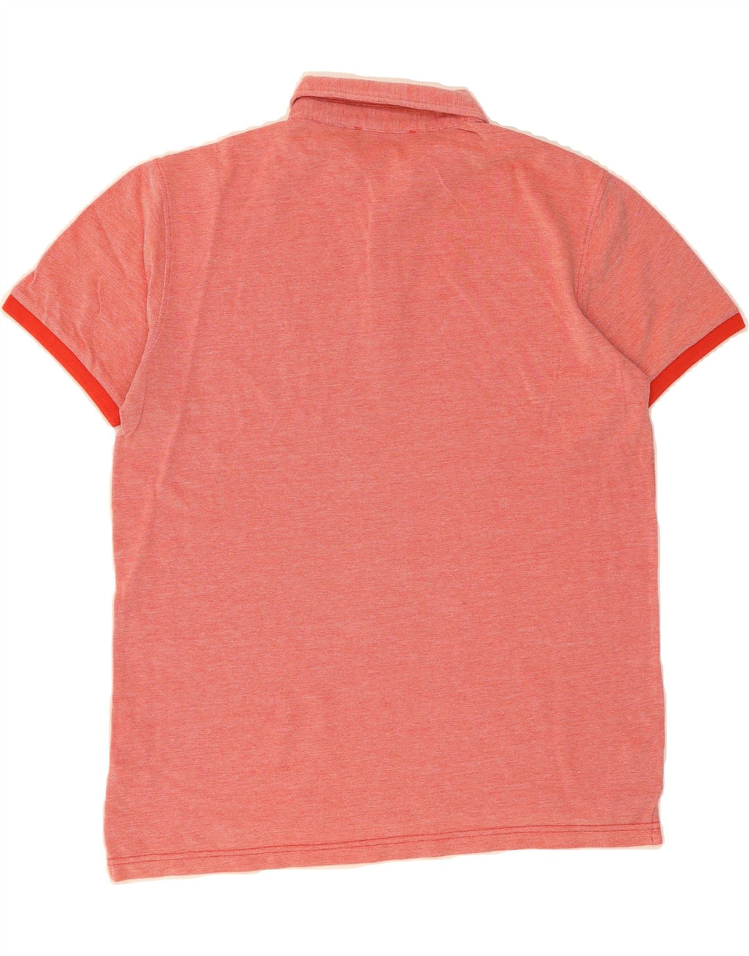 TRUSSARDI Mens Polo Shirt Medium Red Flecked Cotton Vintage Trussardi and Second-Hand Trussardi from Messina Hembry 