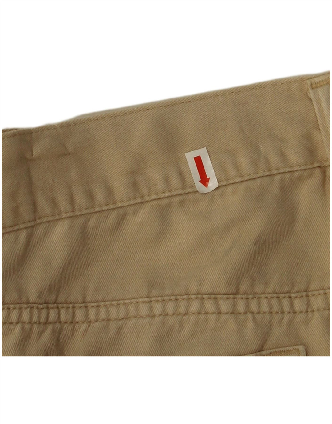 Calvin Klein Mens Straight Jeans W34 L30 Beige Cotton