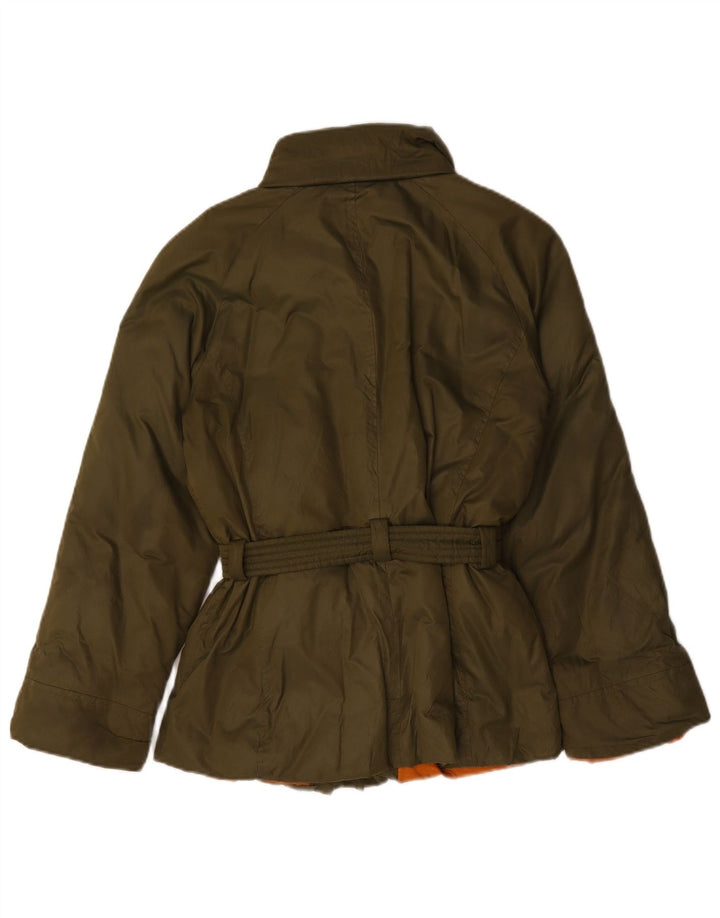 Max Mara Womens Weekend Padded Jacket UK 14 Medium Khaki Polyester