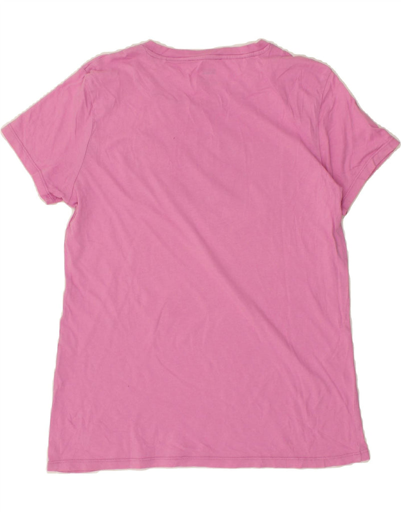 LEVI'S Womens Graphic T-Shirt Top UK 10 Small Pink Vintage Levi's and Second-Hand Levi's from Messina Hembry 