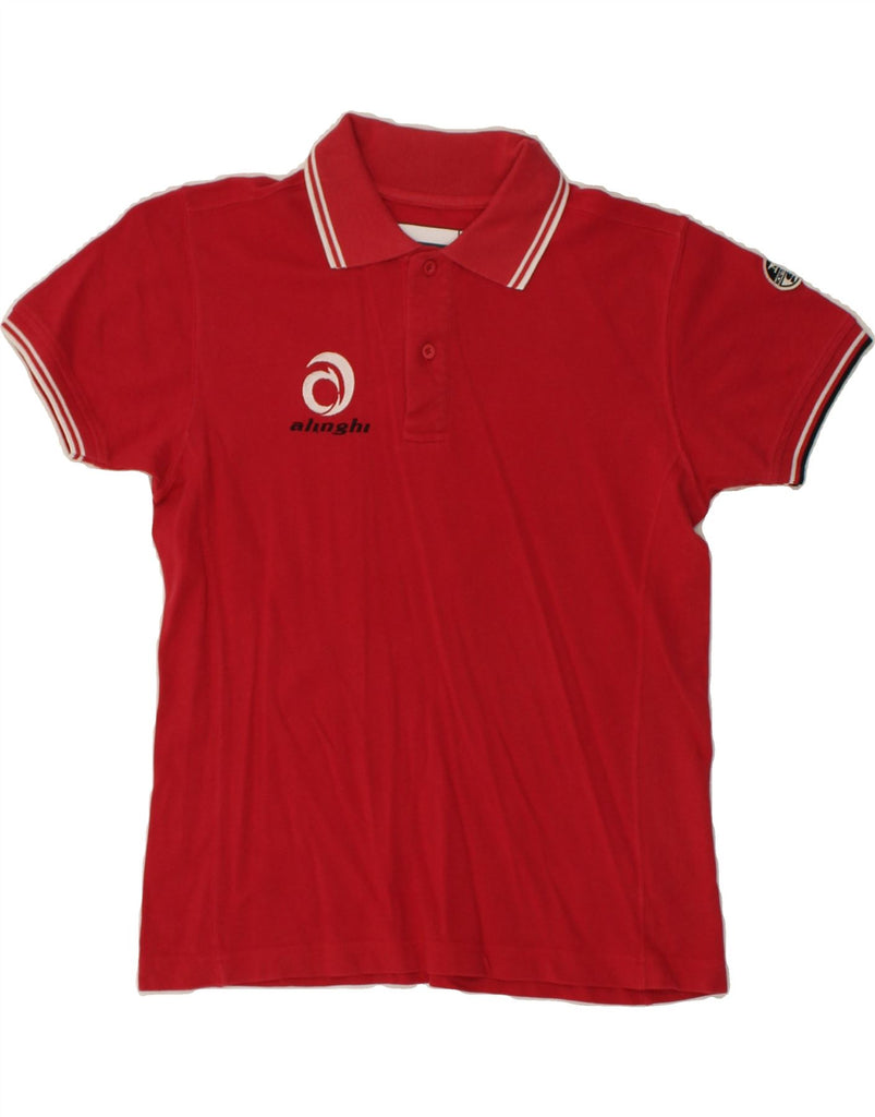 NORTH SAILS Mens Polo Shirt Medium Red Cotton | Vintage North Sails | Thrift | Second-Hand North Sails | Used Clothing | Messina Hembry 