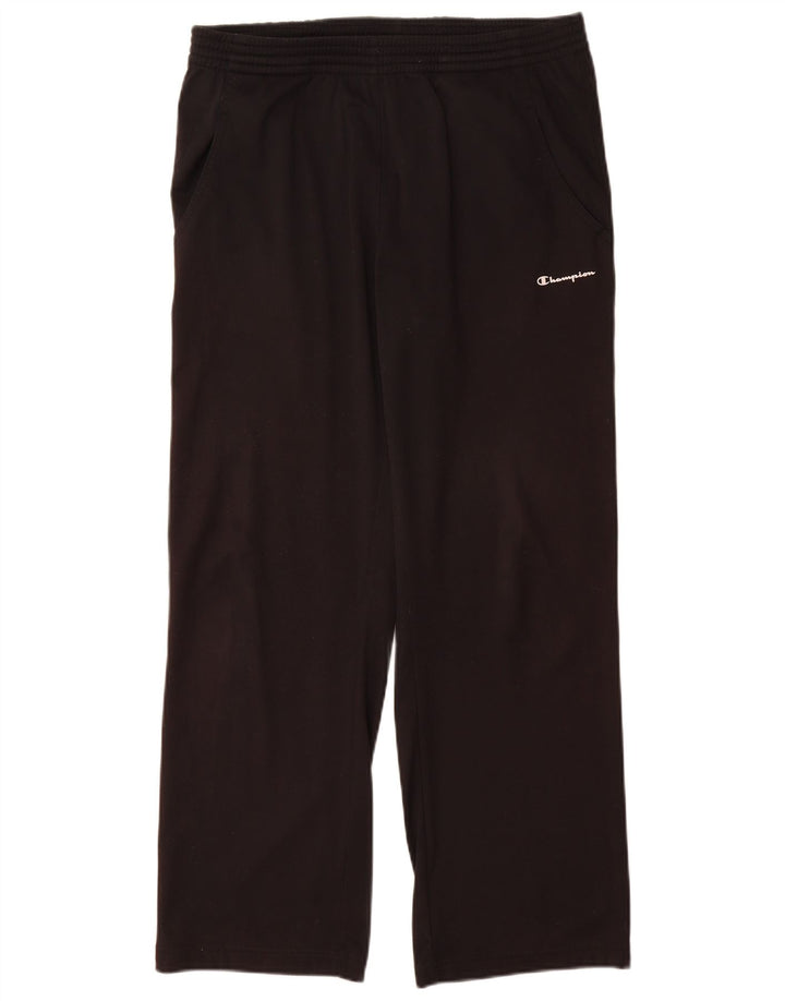 Champion Mens Tracksuit Trousers Medium  Black Polyester