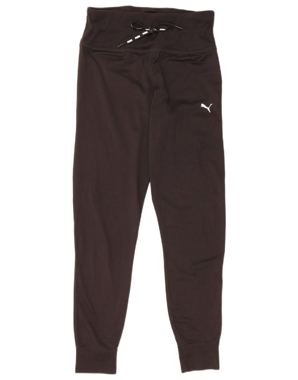 PUMA Womens Tracksuit Trousers Joggers UK 12 Medium  Black