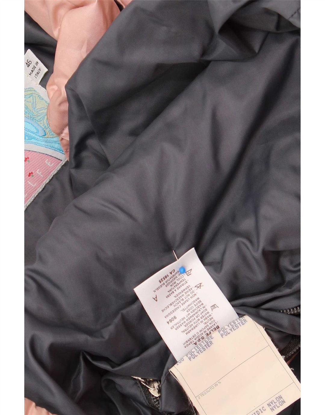 Belfe & Womens Hooded Oversized Padded Jacket IT 46 Large Pink Polyester