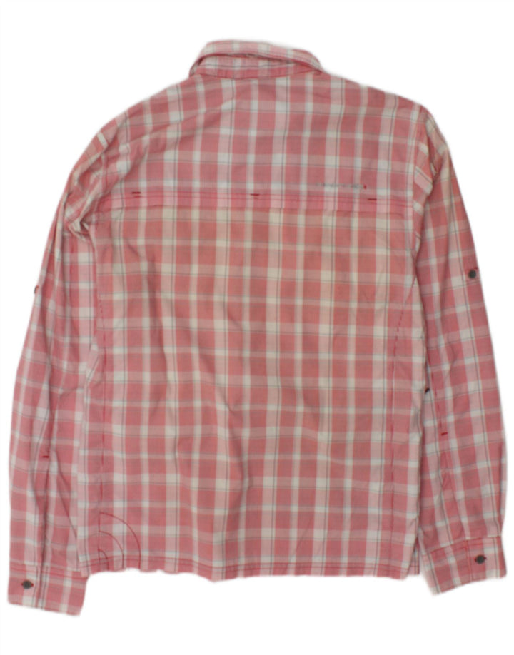 The North Face Mens Shirt Small Red Check Nylon