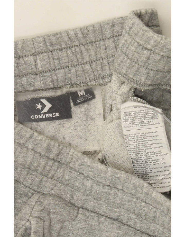 Converse Mens Sport Shorts Medium Grey Flecked Cotton