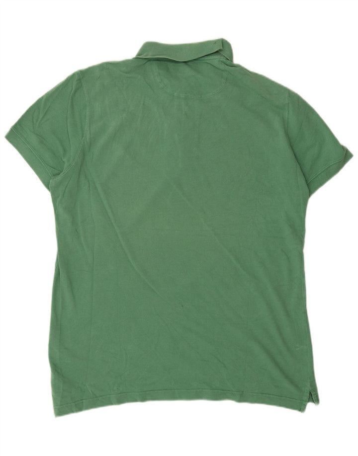 Massimo Dutti Mens Polo Shirt Medium Green