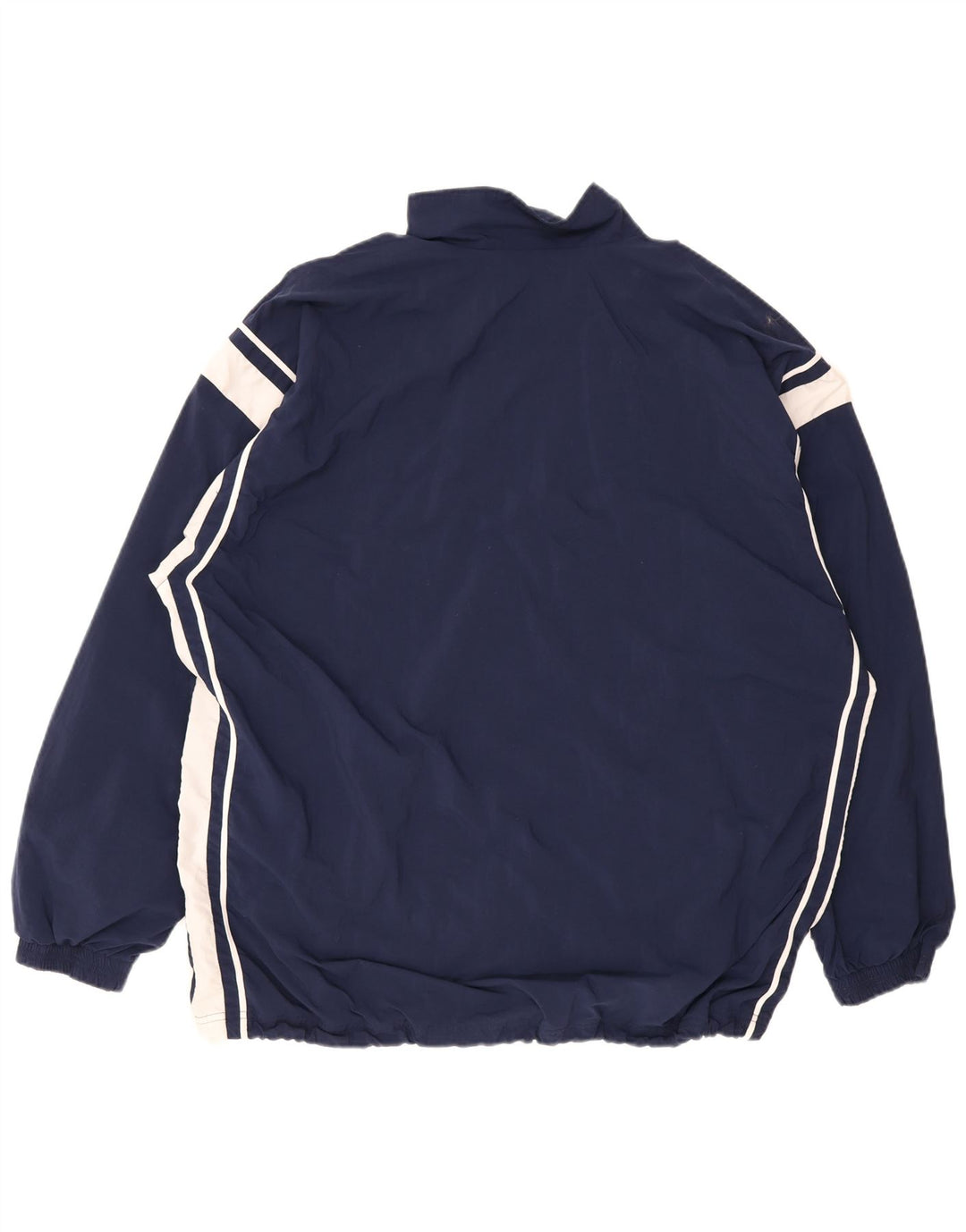 Diadora Mens Tracksuit Top Jacket 2XL Navy Blue Colourblock Nylon