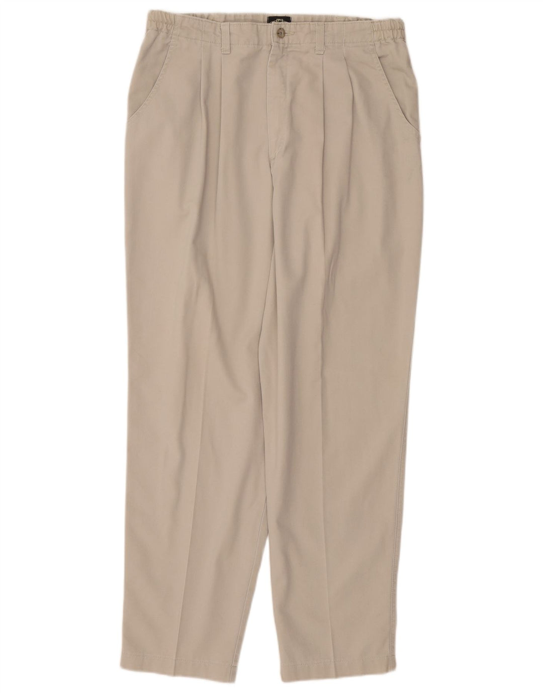 LEE Womens High Waist Pegged Chino Trousers US 16 2XL W40 L29 Beige Cotton