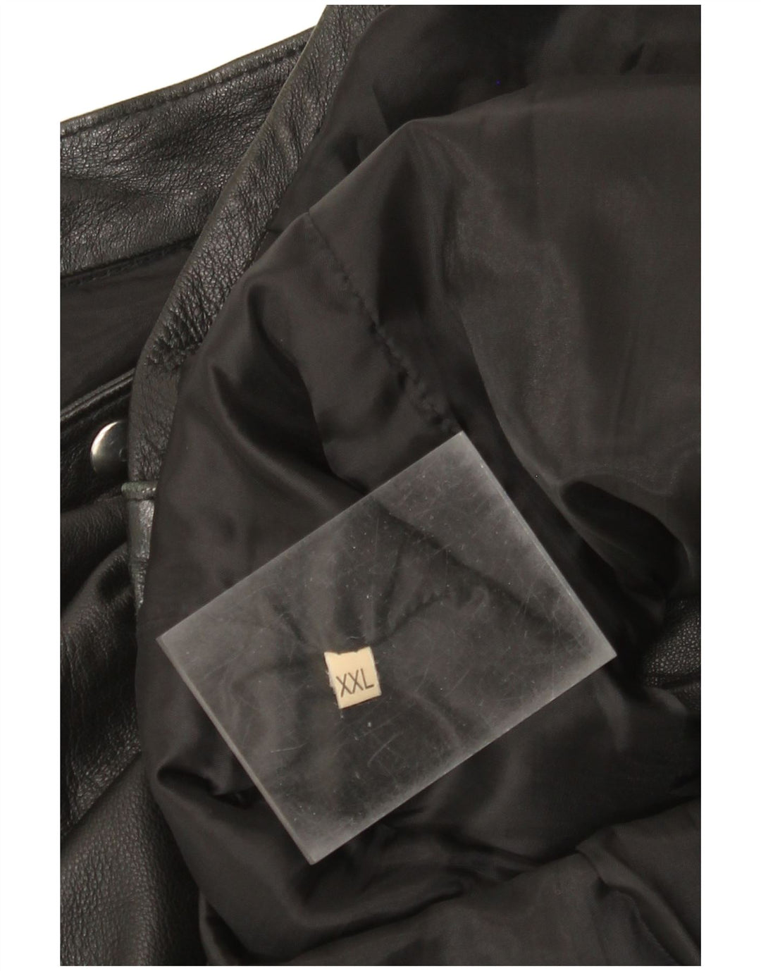 Vintage Mens Leather Jacket UK 44 2XL Black