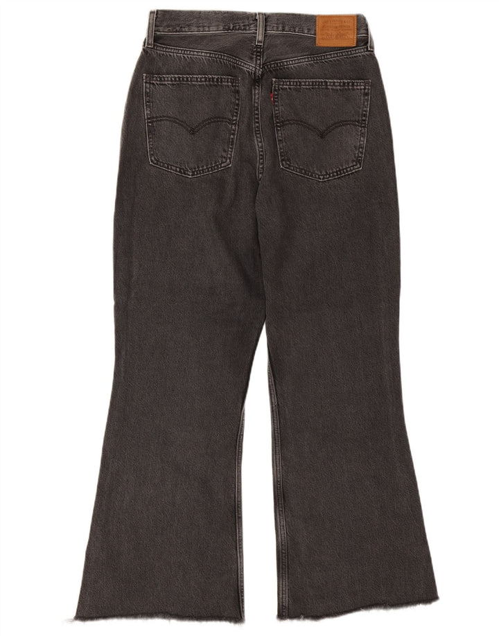 Levi's Womens High Rise Flared Jeans  W30 L26 Grey Cotton