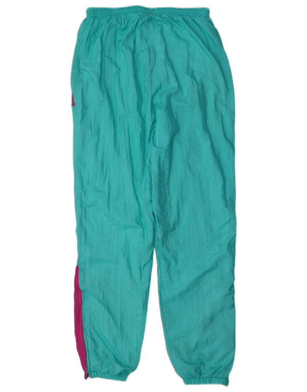 Diadora Mens Tracksuit Trousers Large Turquoise Colourblock Polyamide