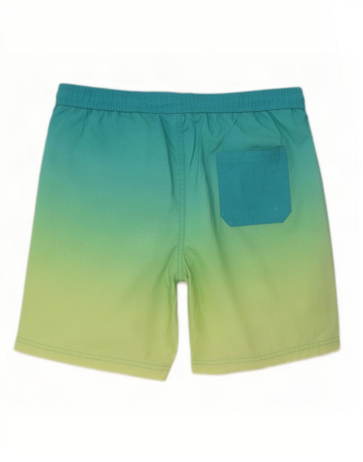 Marks & Spencer Boys Swimming Shorts 14-15 Years Blue Tie Dye Polyester