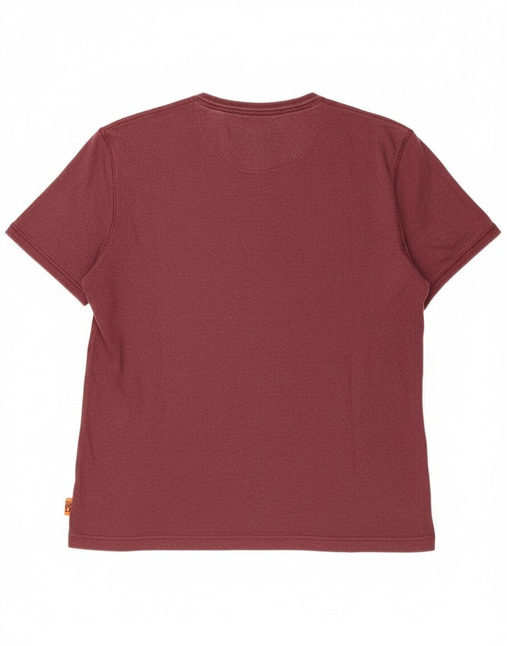 Superdry Mens T-Shirt Top 2XL Burgundy