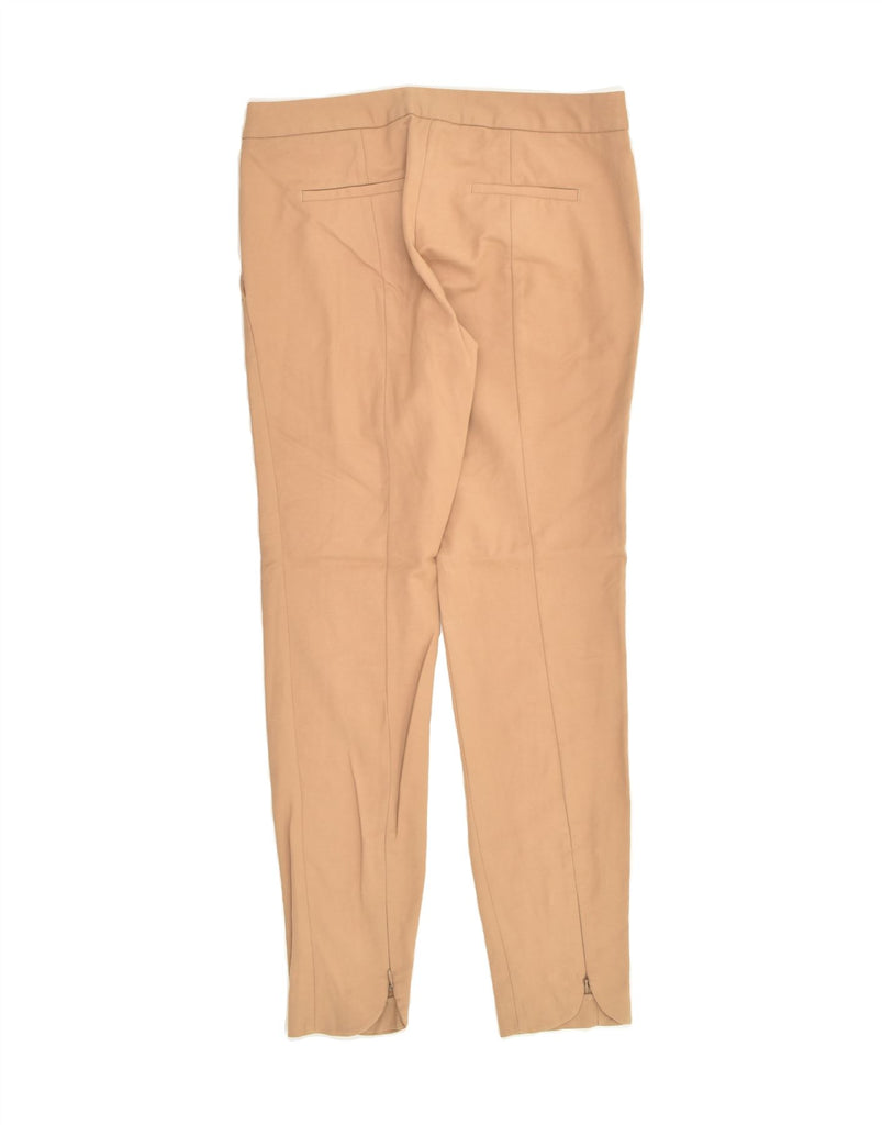 MASSIMO DUTTI Womens Slim Chino Trousers EU 36 Small W26 L28 Beige Cotton | Vintage Massimo Dutti | Thrift | Second-Hand Massimo Dutti | Used Clothing | Messina Hembry 