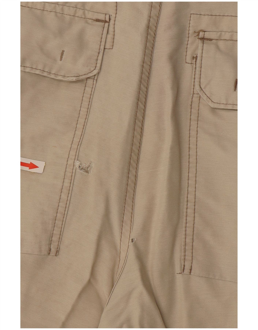 Murphy & Nye Mens Cargo Shorts W38 XL Beige Cotton