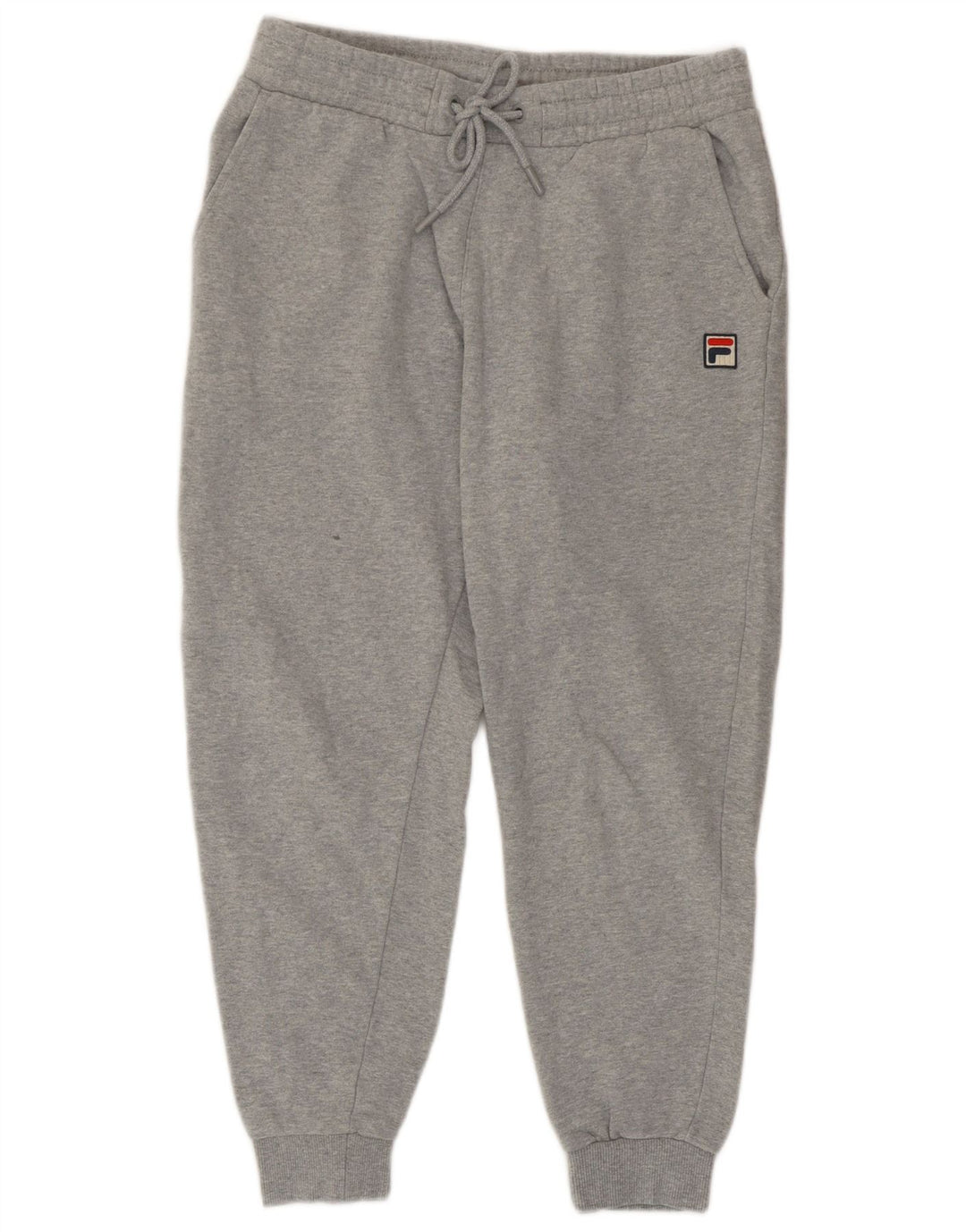 Fila Mens Tracksuit Trousers Joggers Small Grey Cotton