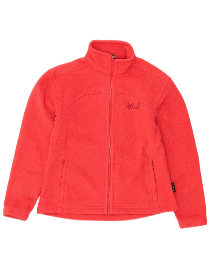 Jack Wolfskin Womens Fleece Jacket UK 12 Medium Pink