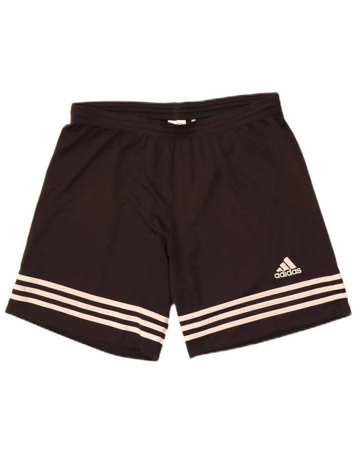 Adidas Mens Climalite Sport Shorts Large Black Polyester