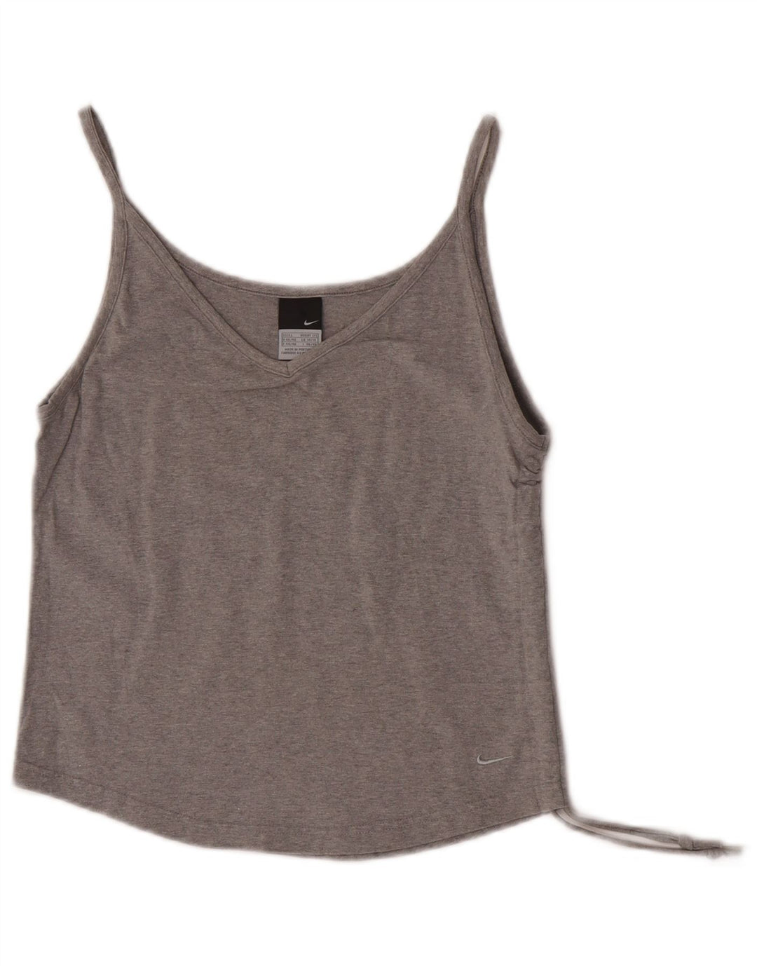 Nike Womens Crop Cami Top UK 14/16 Large Grey