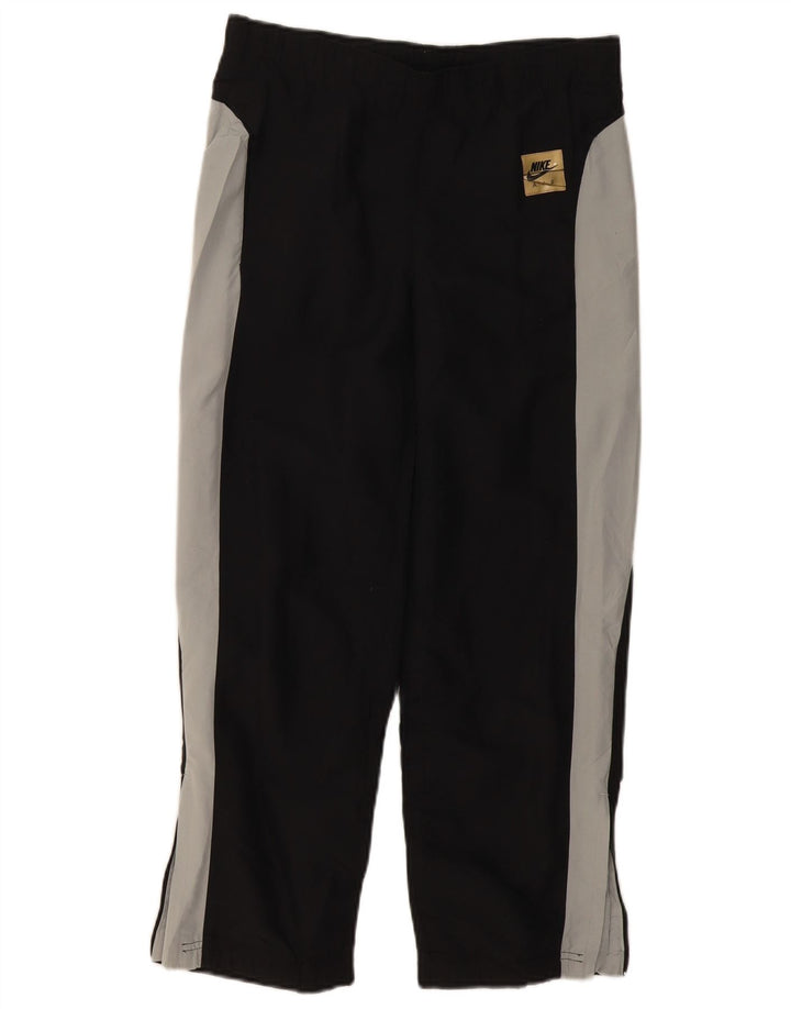 Nike Boys Tracksuit Trousers 11-12 Years Medium Black Colourblock Polyester