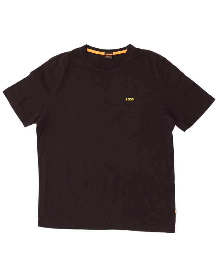 Hugo Boss Mens Graphic T-Shirt Top 2XL Black