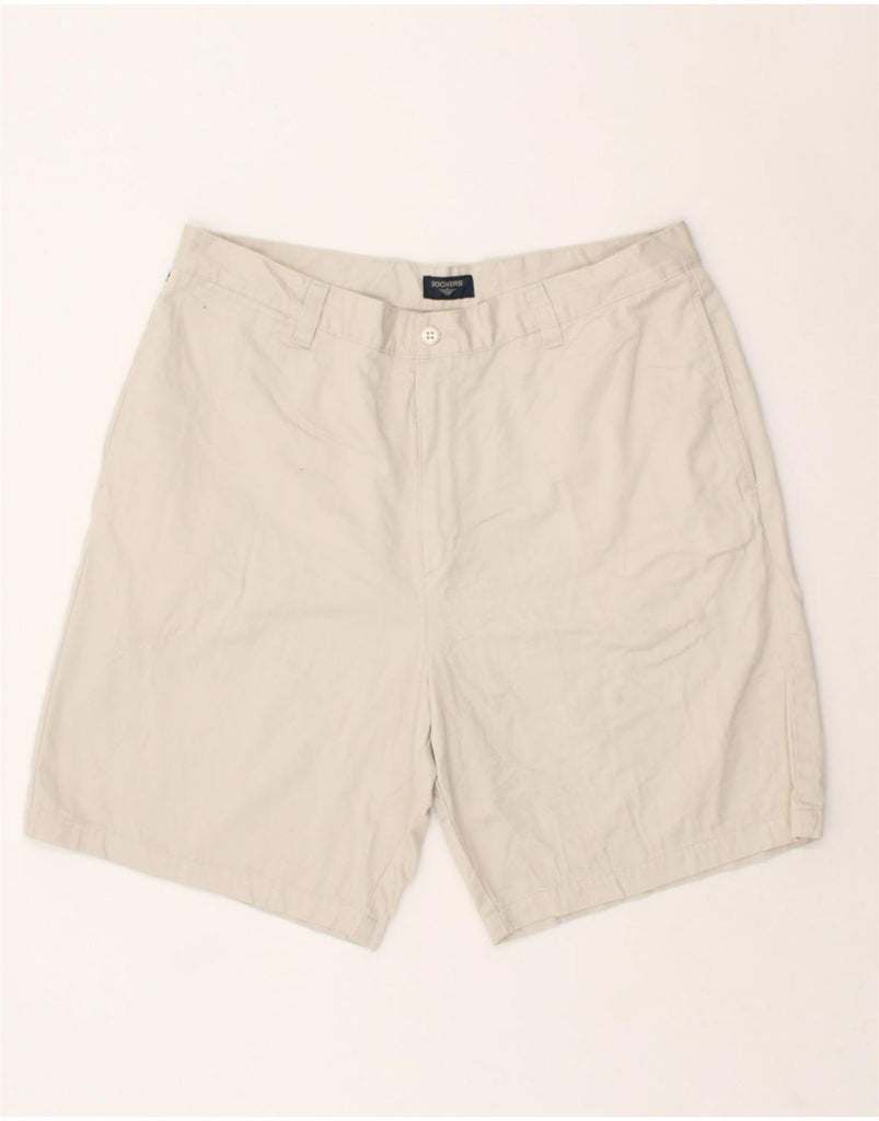 DOCKERS Mens Chino Shorts W38 XL Grey Cotton | Vintage Dockers | Thrift | Second-Hand Dockers | Used Clothing | Messina Hembry 