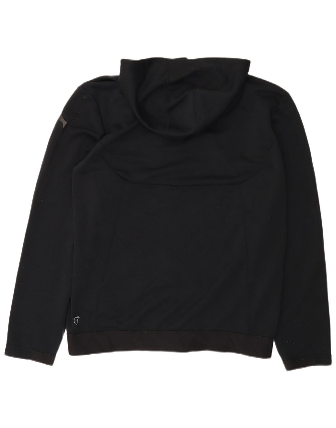 PUMA Mens Zip Hoodie Sweater Large Black Polyester