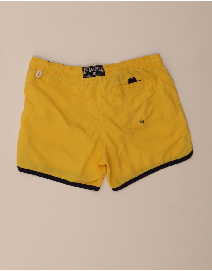 Champion Mens Swimming Shorts Medium  Yellow