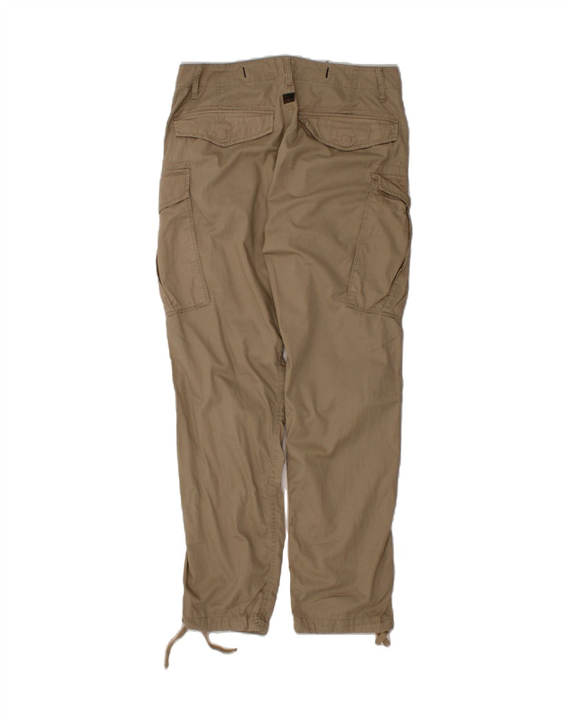 G STAR Mens Loose Fit Banana Cargo Trousers W36 L34 Brown Army Vintage G Star and Second-Hand G Star from Messina Hembry 