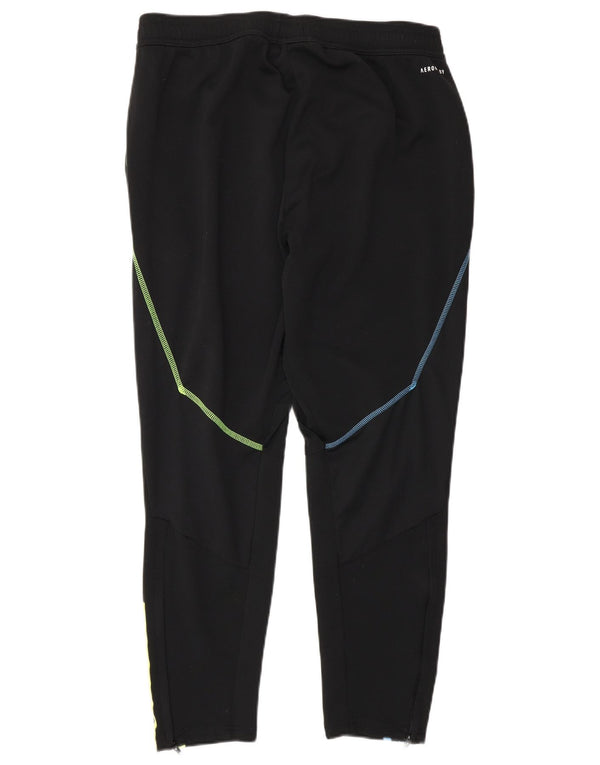 Adidas Mens Arsenal Slim Fit Tracksuit Trousers Joggers Large Black