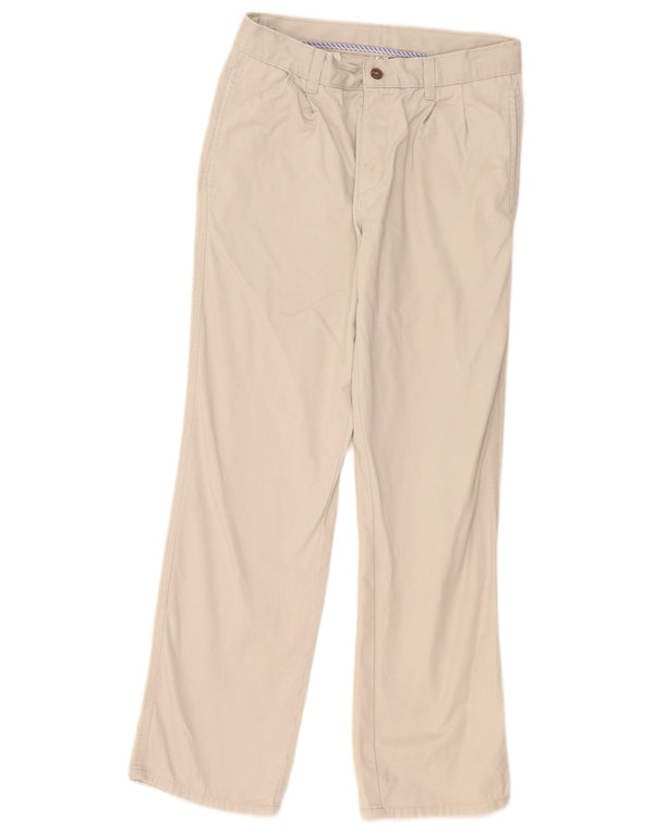 Chaps Boys Regular Chino Trousers 15-16 Years W28 L28 Beige Cotton