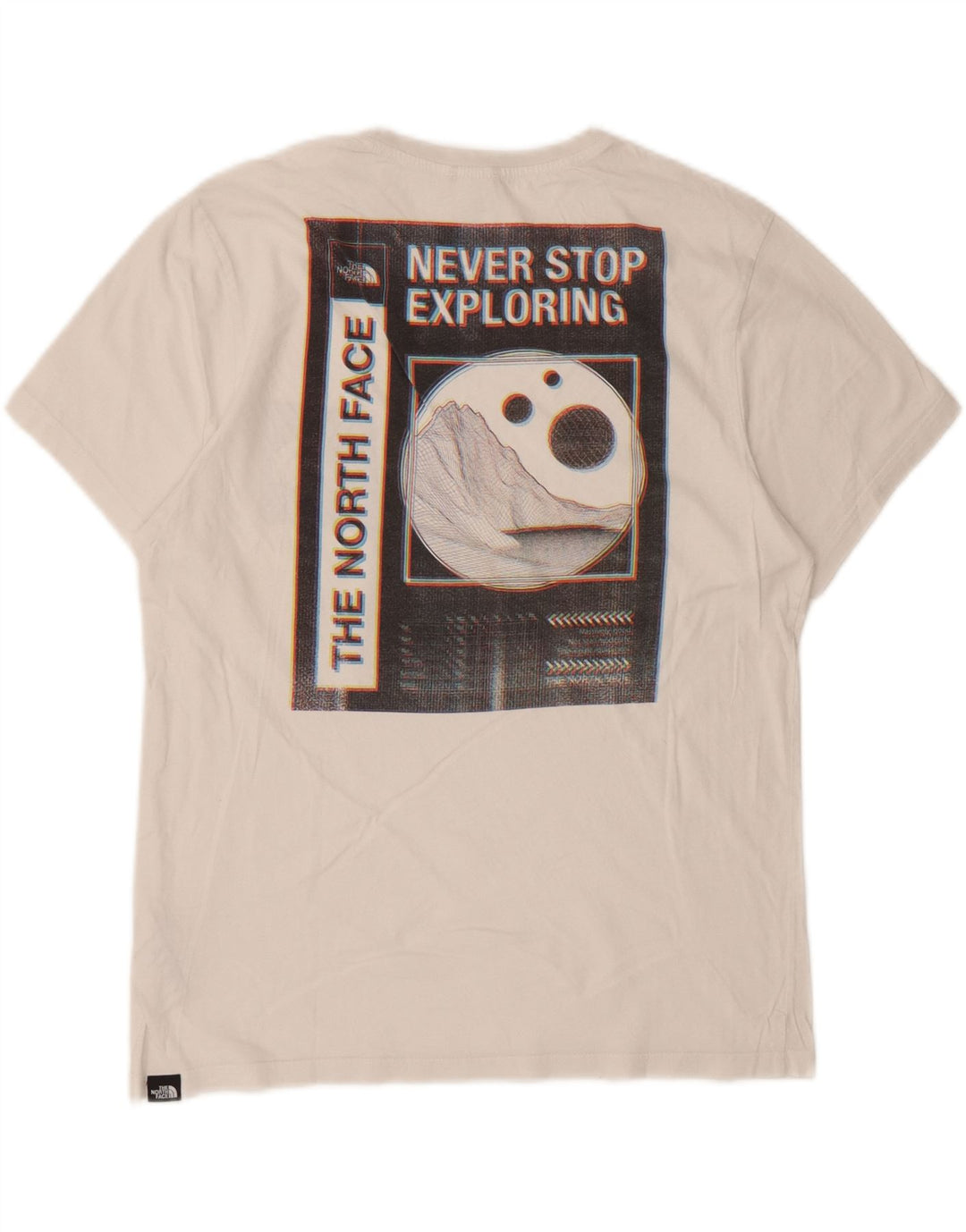 THE NORTH FACE Mens Graphic T-Shirt Top Medium White Cotton Vintage The North Face and Second-Hand The North Face from Messina Hembry 